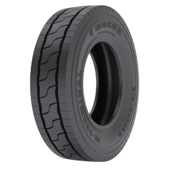 The Magna M-TERMINAL tyre is designed for terminal tractors, providing excellent durability, stability, and low rolling resistance for efficient port and logistics operations.