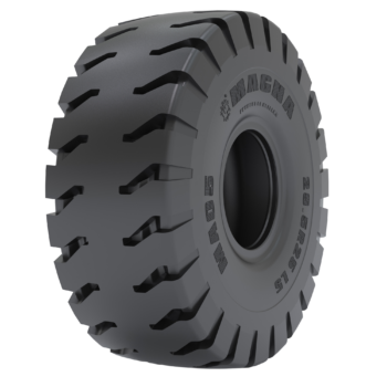 MA05 earthmoving tyre designed for a Wheel Loader, providing excellent traction, stability, and durability for demanding job sites.