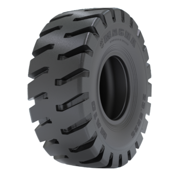 MA10 earthmoving tyre designed for Wheel Loaders, Scrapers, Graders, and Underground Loaders, offering enhanced traction, durability, and stability in challenging terrains.