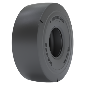 Heavy-duty MB05S underground mining tyre, designed for underground loaders and speciality machinery, ensuring optimal performance and reliability in underground operations.